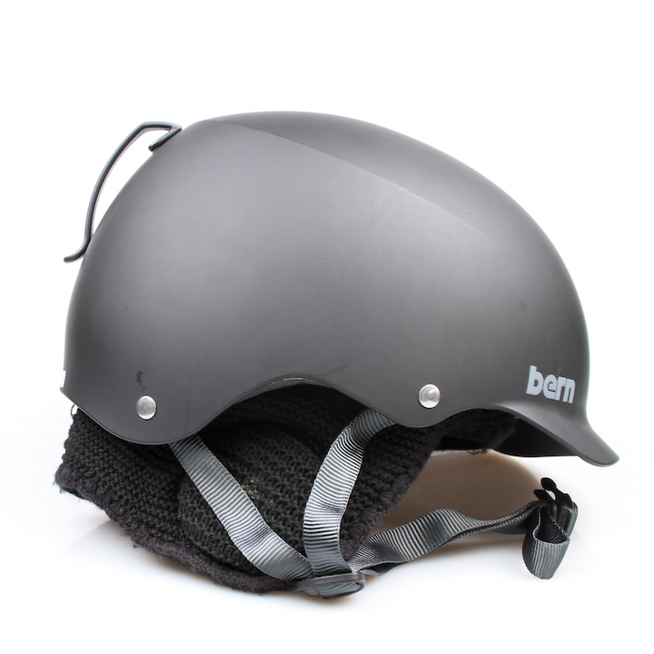 Bern Helmet Baker Matte Black with 8tracks (Winter Liner)