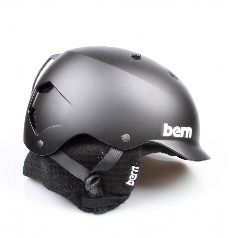 Bern Helm Watts Matte Black (Winter Liner)