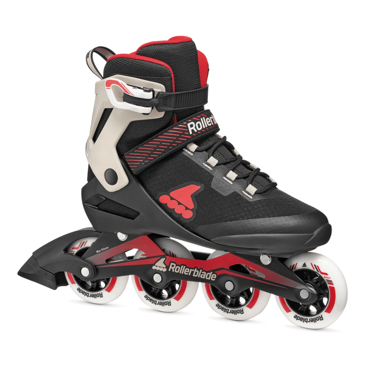 Rollerblade Skates Macroblade 84 Schwarz/Sand/Rot