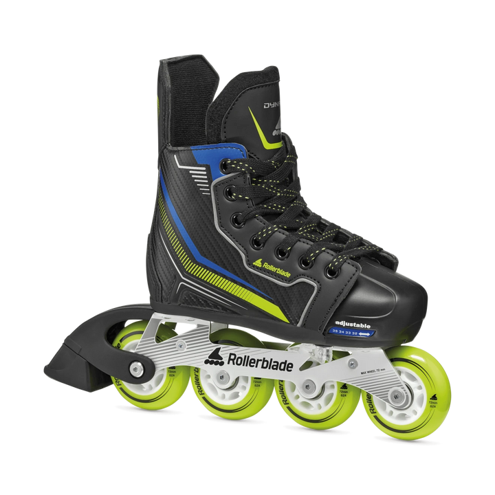 Rollerblade Kids Skate Dynamo Black/Lime/Blue