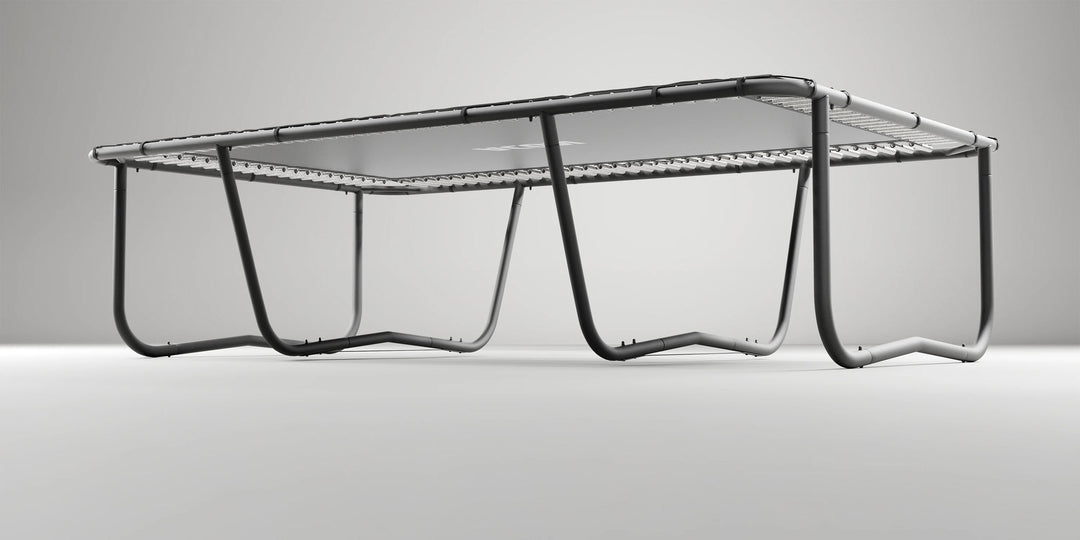 Acon 13 HD Rechteckiges Trampolin mit Netz und Leiter