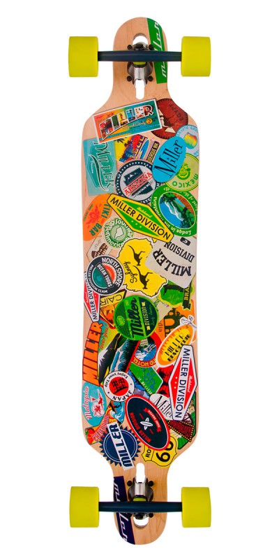 Miller Longboard Travel Stickers 38"