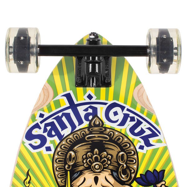 Santa Cruz Longboard Ganseh Pintail with LED Wheels