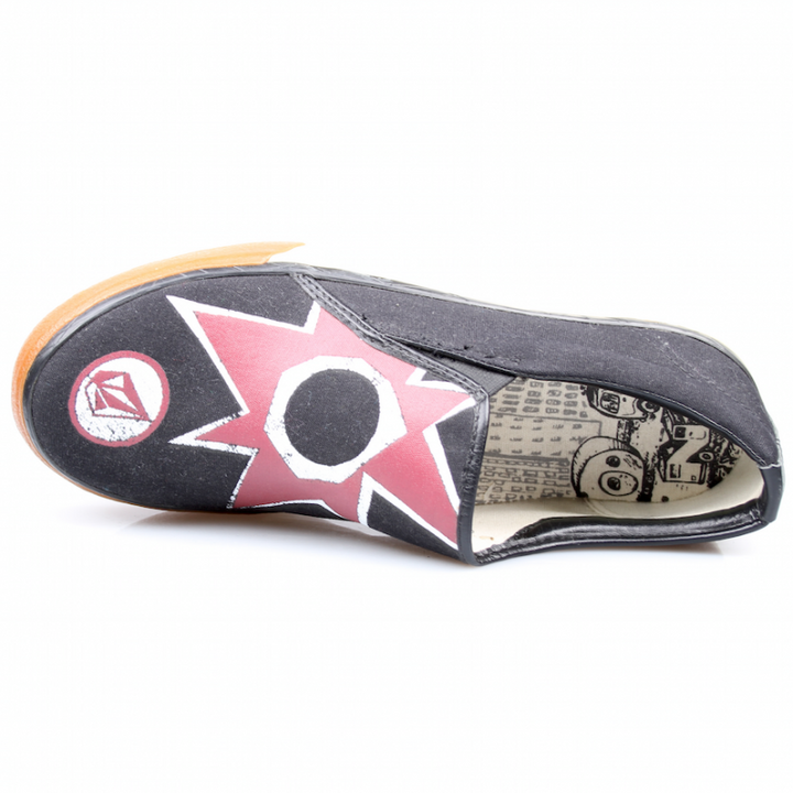 Volcom Slipper Black Red