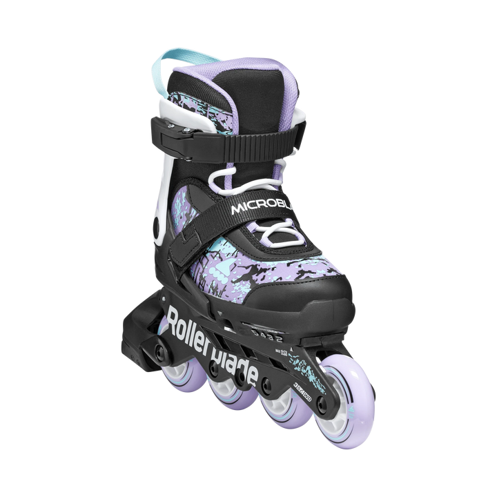Rollerblade Kids Skate Microblade SL 26 Black/Lavender/Light Blue