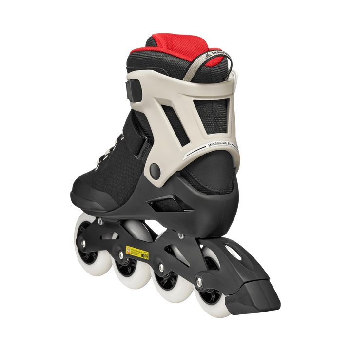 Rollerblade Skates Macroblade 84 Schwarz/Sand/Rot