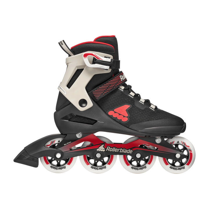 Rollerblade Skates Macroblade 84 Schwarz/Sand/Rot