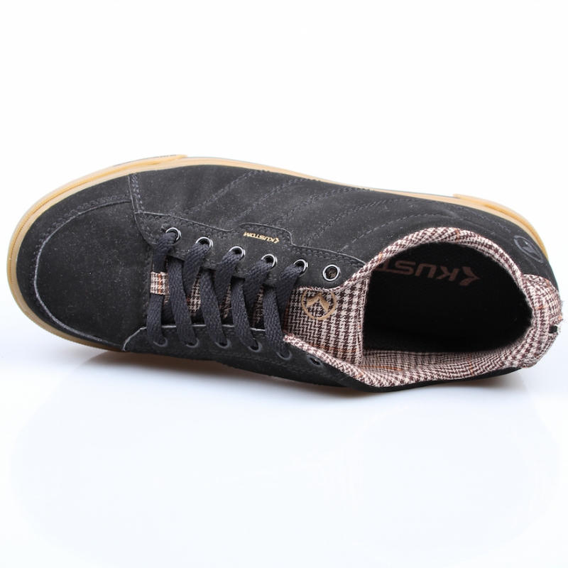 Kustom shoes Aston 2 black-tweed