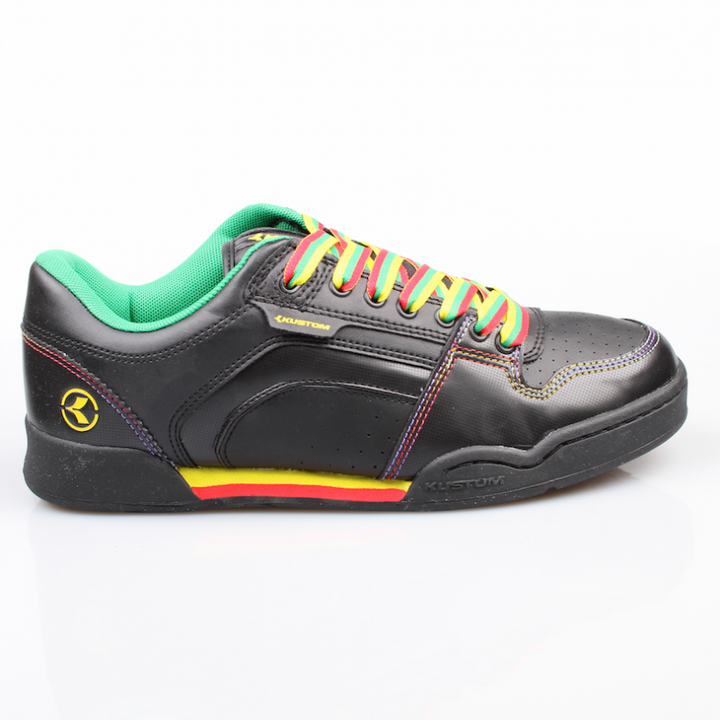 Kustom Schuhe Dekade black rasta I