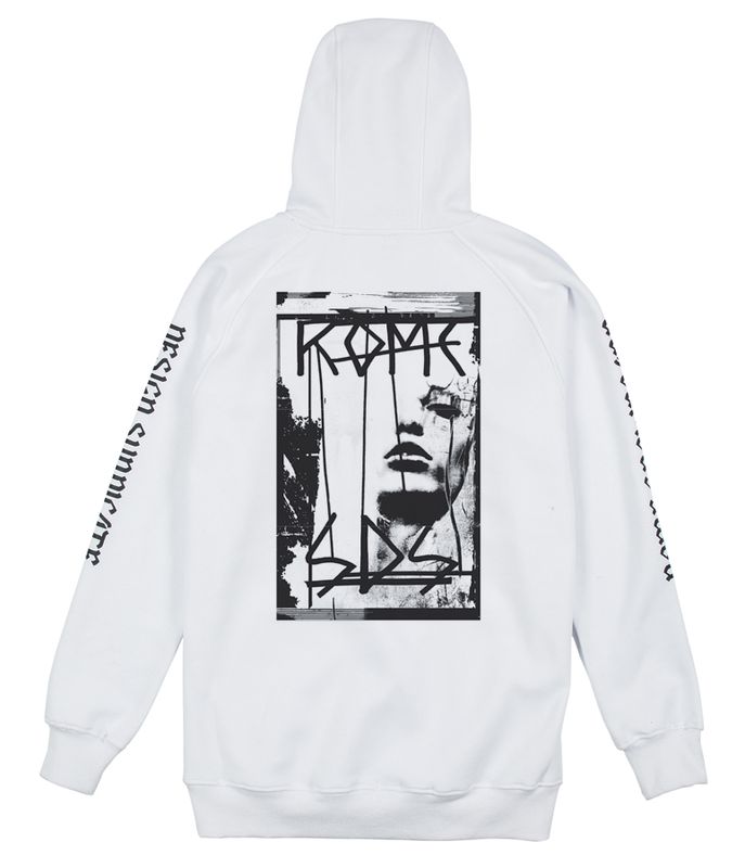 Rome Hoodie Buckshot white