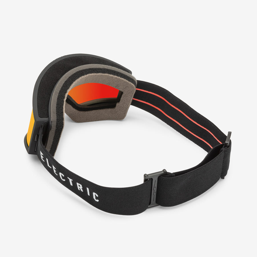 Electric Goggle EK1.S Matte Black/ Red Chrome + Bonus Lens Rose