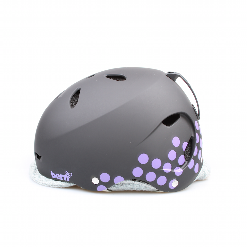 Bern Helmet Brighton black/polka dot *Women* (Winter Liner)