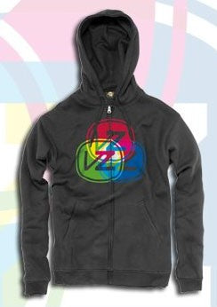 Vonzipper Zip Hooded Spectral black