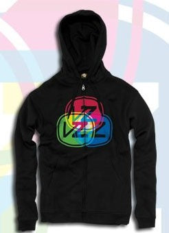 Vonzipper Zip Hooded Spectral black