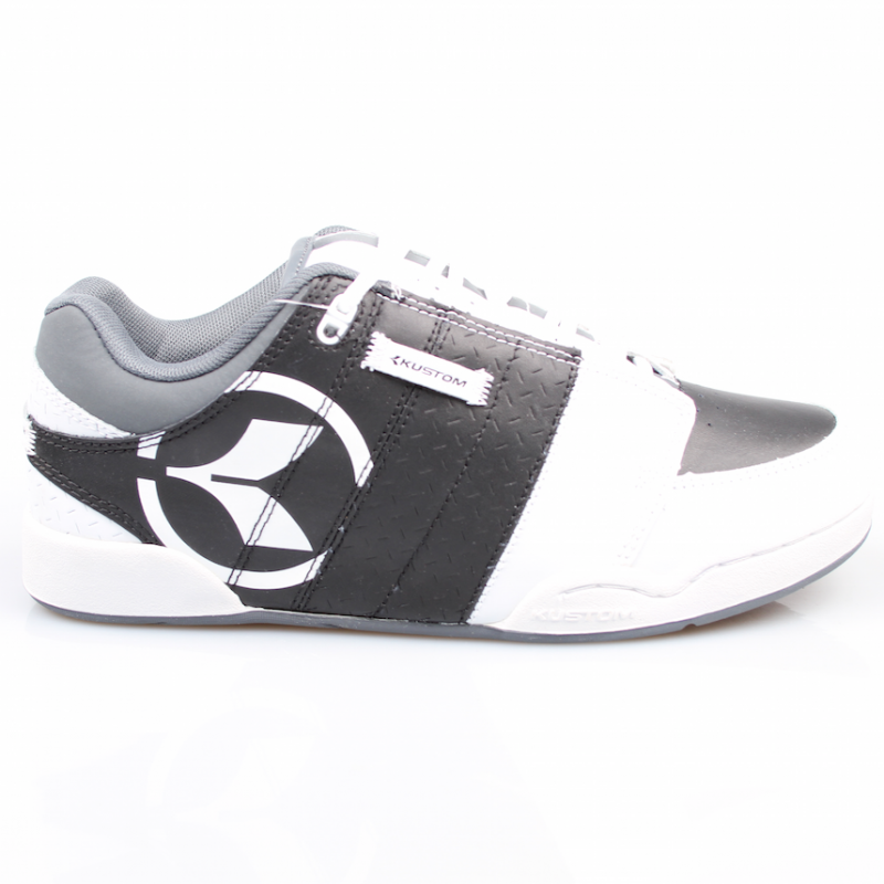 Kustom Schuhe Kontage white/black