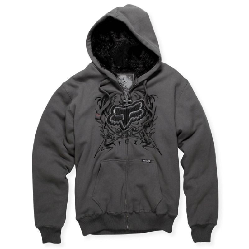 Fox Brando Sasquatch Zip Front Fleece charcoal