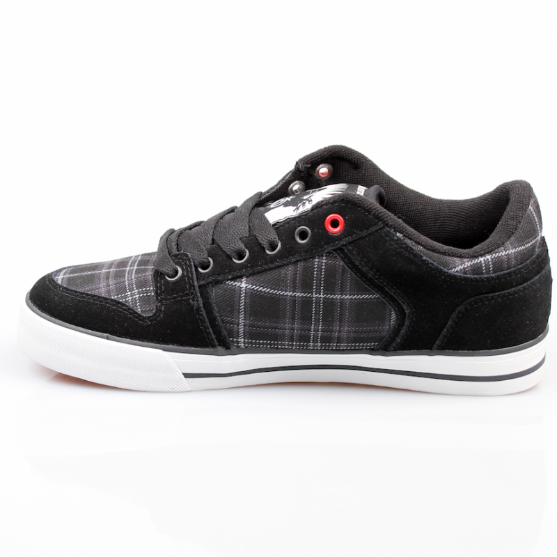 Kustom Schuhe Kerrupted black flannel