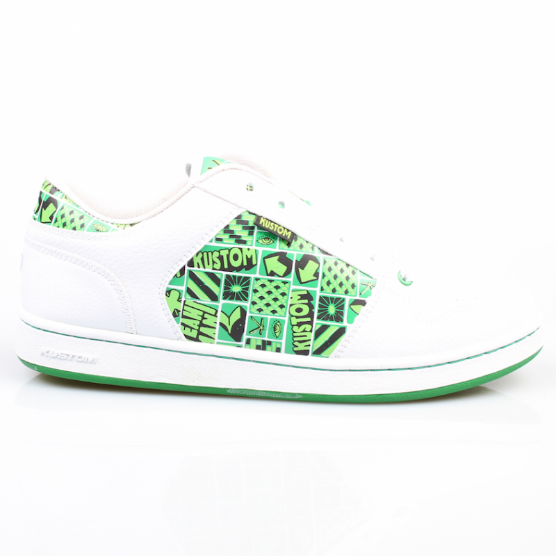 Kustom Schuhe Kadet white/green