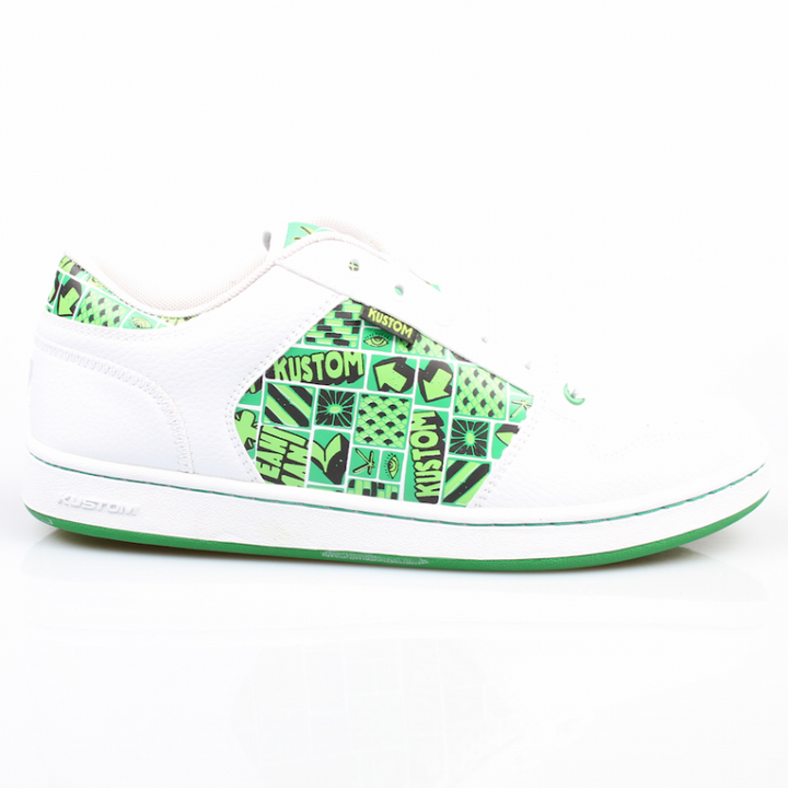 Kustom shoes Kadet white/green