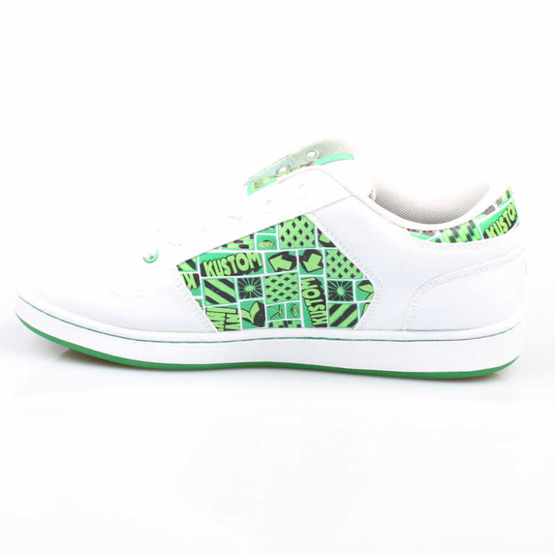 Kustom Schuhe Kadet white/green