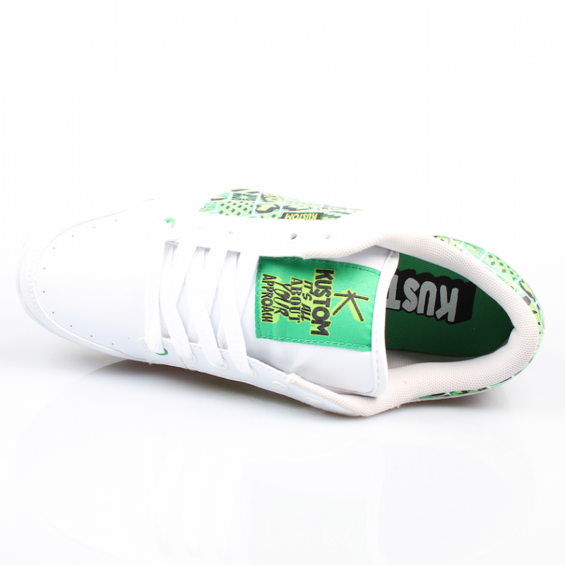 Kustom shoes Kadet white/green