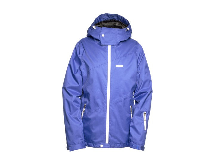 Zimtstern Snow Jacket Gather Herringbone Solid blue * Women *