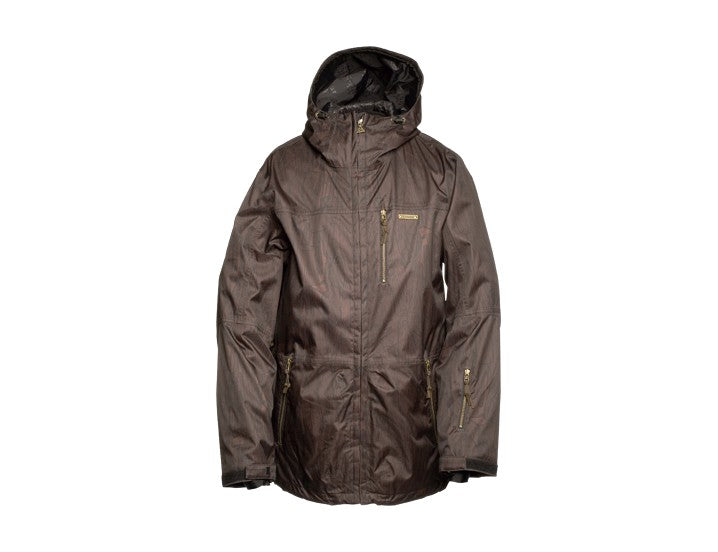 Zimtstern Snow Jacket Hawk Herringbone Wood