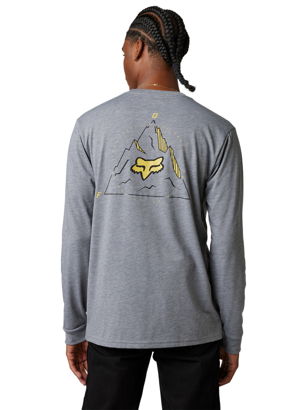 Fox Tech Longsleeve Finisher heather graphite