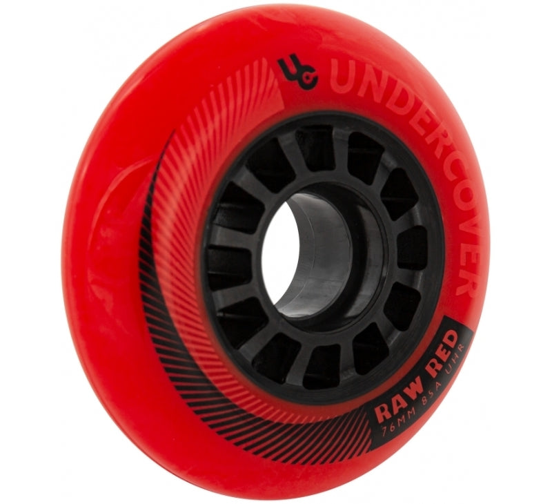 Undercover Wheels Raw Red 76mm 85A 4-Pack