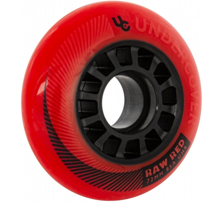 Undercover Wheels Raw Red 72mm 85A 4-Pack