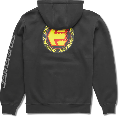 Etnies X Santa Cruz Flame Tech Hoodie Zip Up