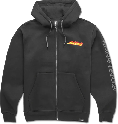 Etnies X Santa Cruz Flame Tech Hoodie Zip Up