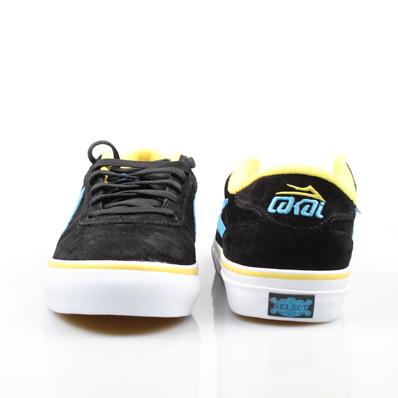 Lakai shoes Manchester black/cyan suede