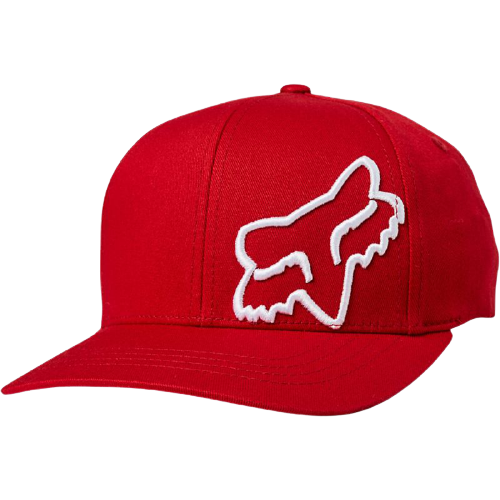 Fox Flex 45 Flexfit Hat red / white