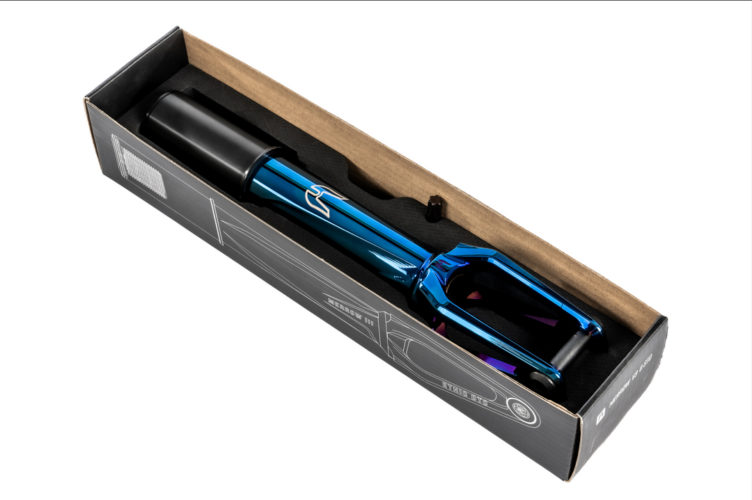 Ethic DTC Fork Merrow V3 HIC Chrome Blue