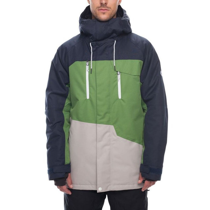 686 Geo Insulated Jacket navy colorblock – Snowboard Jacken, Ansicht 1