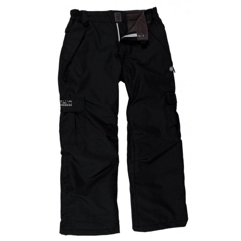 686 Snowboard Pant Mannual Militant Cargo black *Kids* – Snowboard, Ansicht 1