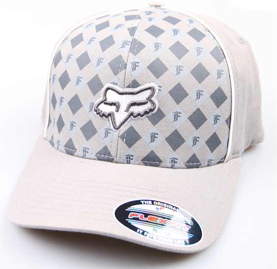 Fox Motley Flexfit Hat Grey