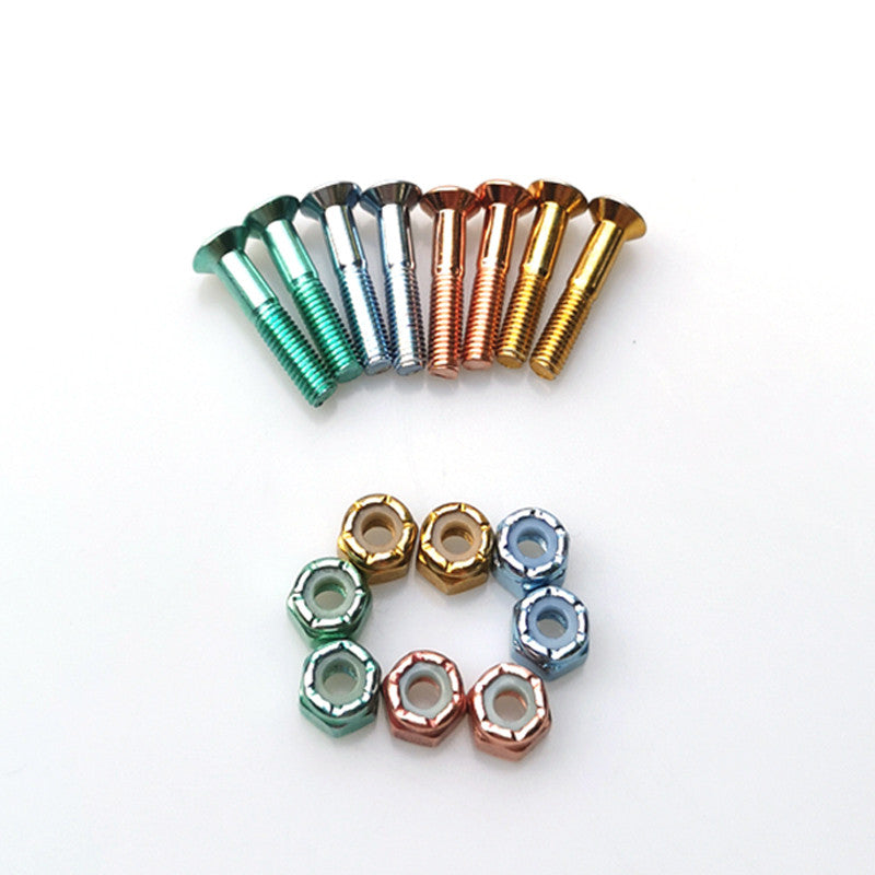 Steez Hardware Flathead Multi-Color Anodized 1"