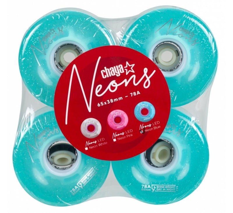 Chaya LED Wheels Neon Blue