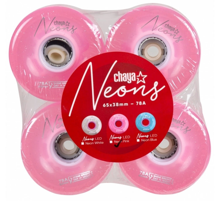 Chaya LED Wheels Neon Pink