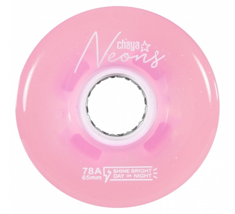 Chaya LED Wheels Neon Pink