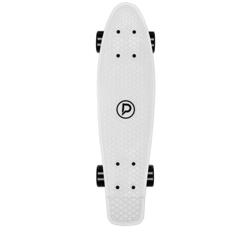 Playlife Vinylboard 22 x 6" White / black Wheels