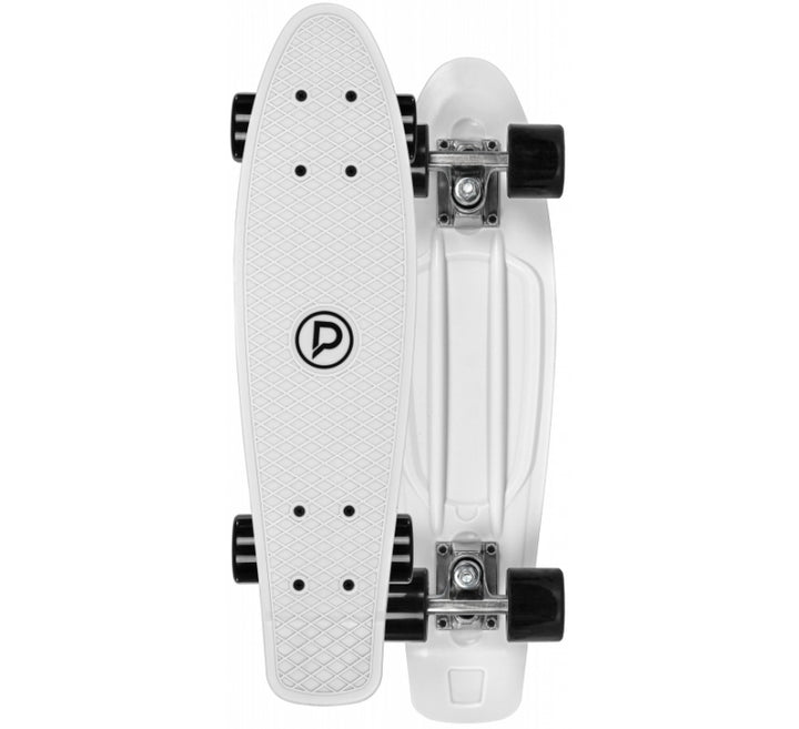 Playlife Vinylboard 22 x 6" White / black Wheels