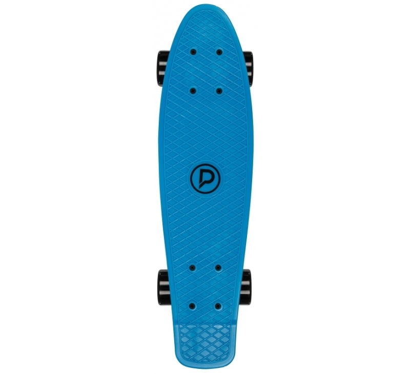 Playlife Vinylboard 22 x 6" Cyan / black Wheels