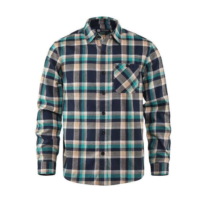 Horsefeathers Shirt Melvin scuba blue