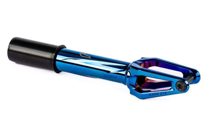 Ethic DTC Fork Merrow V3 HIC Chrome Blue