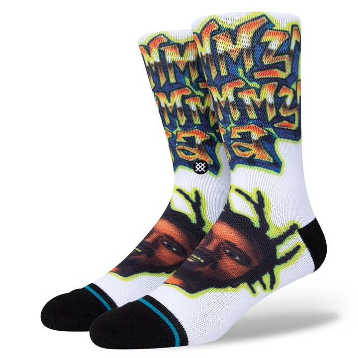 Stance Socks Shimmy Shimmy Ya white