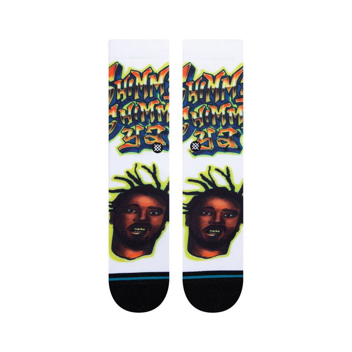 Stance Socks Shimmy Shimmy Ya white