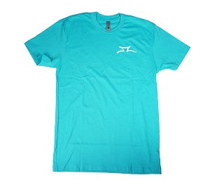 AO T-shirt Calligraphy tahiti blue